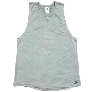 NEW BALANCE Sport Open Back Cut Out Activewear Tank Gray NWT XS